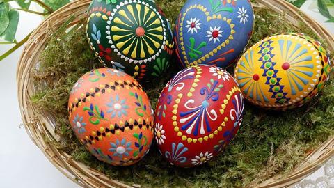 Nghệ thuật trang trí trứng phục sinh truyền thống tại Leipzig, Đức