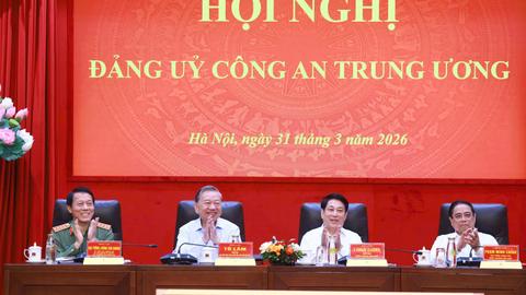 Hội nghị Đảng ủy Công an Trung ương Quý I năm 2026