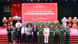 Công bố quyết định bổ nhiệm Giám đốc Công an tỉnh Sơn La
