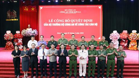 Công bố quyết định bổ nhiệm Giám đốc Công an tỉnh Sơn La