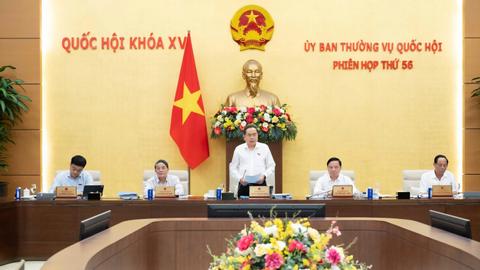 Khai mạc Phiên họp thứ 56 Ủy ban Thường vụ Quốc hội 