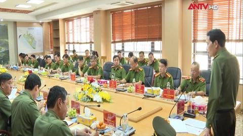 Thứ trưởng Lê Quốc Hùng làm việc với trường Cao đẳng Cảnh sát nhân dân II