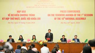 Kỳ họp thứ nhất, Quốc hội khóa XVI sẽ khai mạc ngày 6/4
