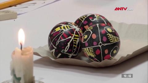 Nghệ thuật vẽ trứng Phục sinh truyền thống của người Ukraine