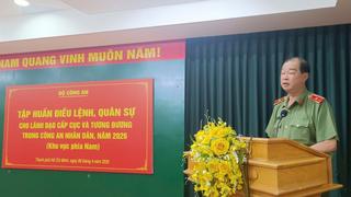 Nâng cao hiệu quả công tác điều lệnh, giữ vững kỷ cương, kỷ luật trong CAND