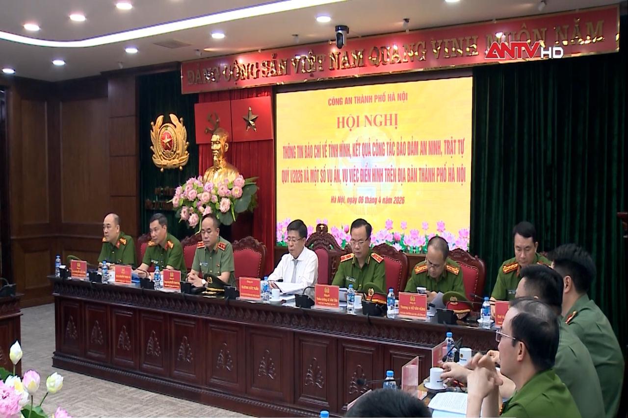 Công an Hà Nội họp báo thông tin một số vụ án
