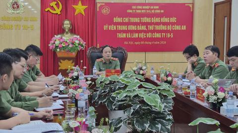 Xây dựng Công ty 19-5 Bộ Công an ngày càng phát triển lớn mạnh