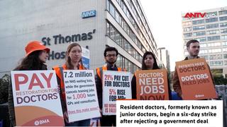 Anh: Đàm phán bế tắc, các bác sỹ đình công lần thứ 15