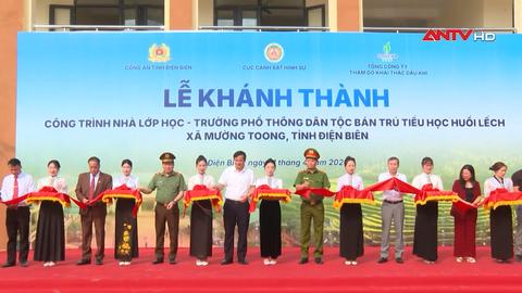 Khánh thành nhà lớp học trường Phổ thông Dân tộc bán trú tiểu học Huổi Lếch