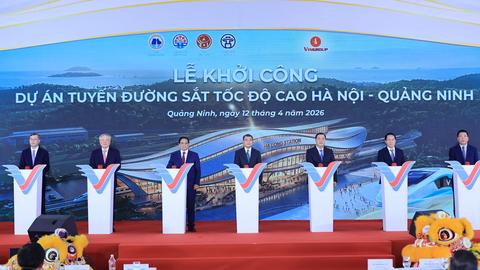 Khởi công tuyến đường sắt tốc độ cao liên vùng đầu tiên của Việt Nam