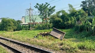Công nông bị tàu hoả tông tại lối đi tự mở, 3 người thương vong
