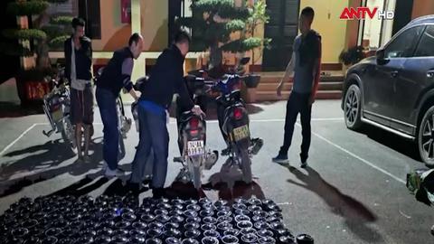 Truy bắt trong đêm nhóm người vận chuyển bình khí cười