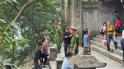 Công an Phú Thọ triển khai bảo vệ Lễ hội Đền Hùng