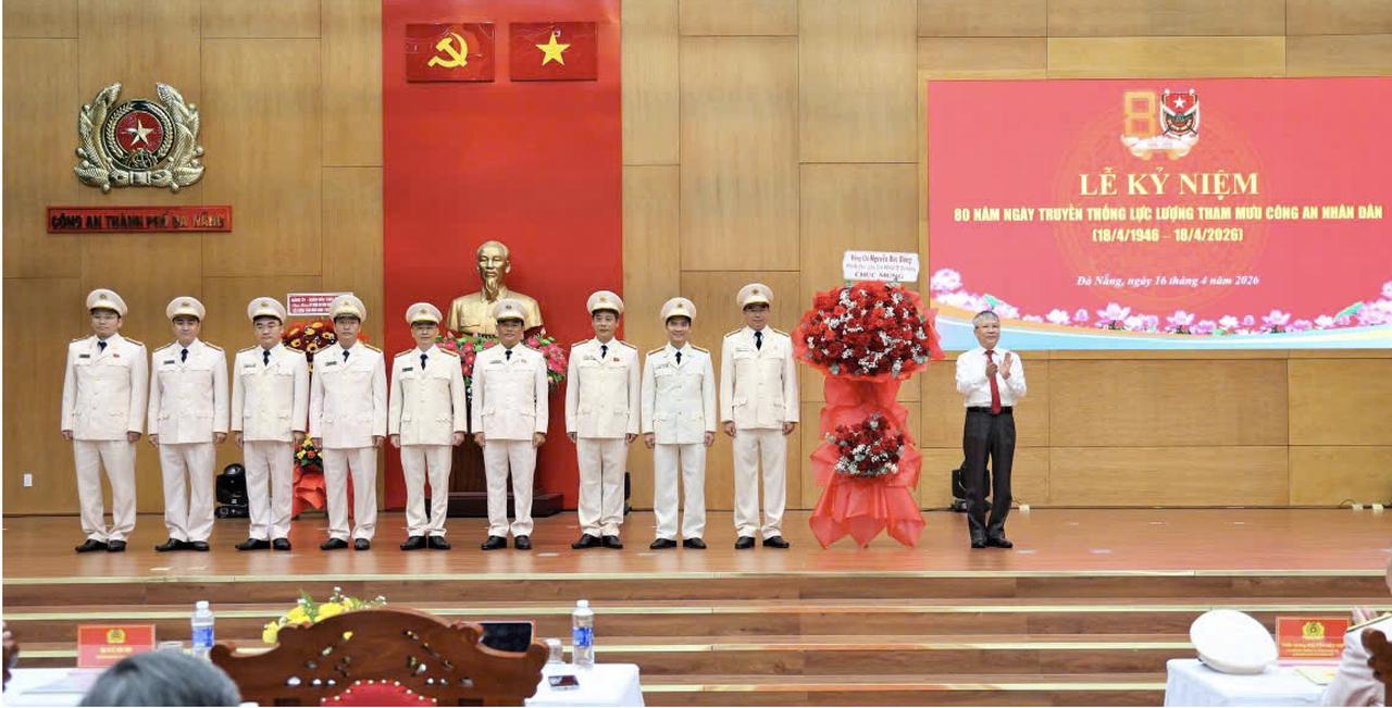Công an TP Đà Nẵng kỷ niệm 80 năm ngày truyền thống Lực lượng Tham mưu CAND