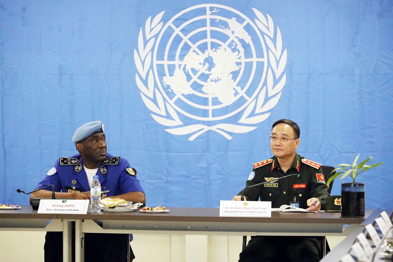 Tăng cường hợp tác với các đơn vị tại phái bộ MINUSCA 