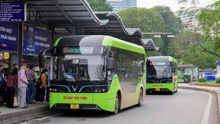 Từ 18/4, Hà Nội đưa thêm 53 xe buýt điện vào hoạt động