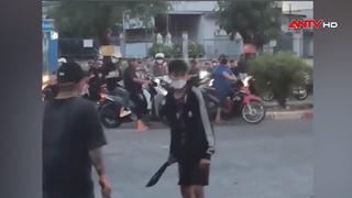 Điều tra nhóm thanh niên cầm hung khí rượt đuổi nhau