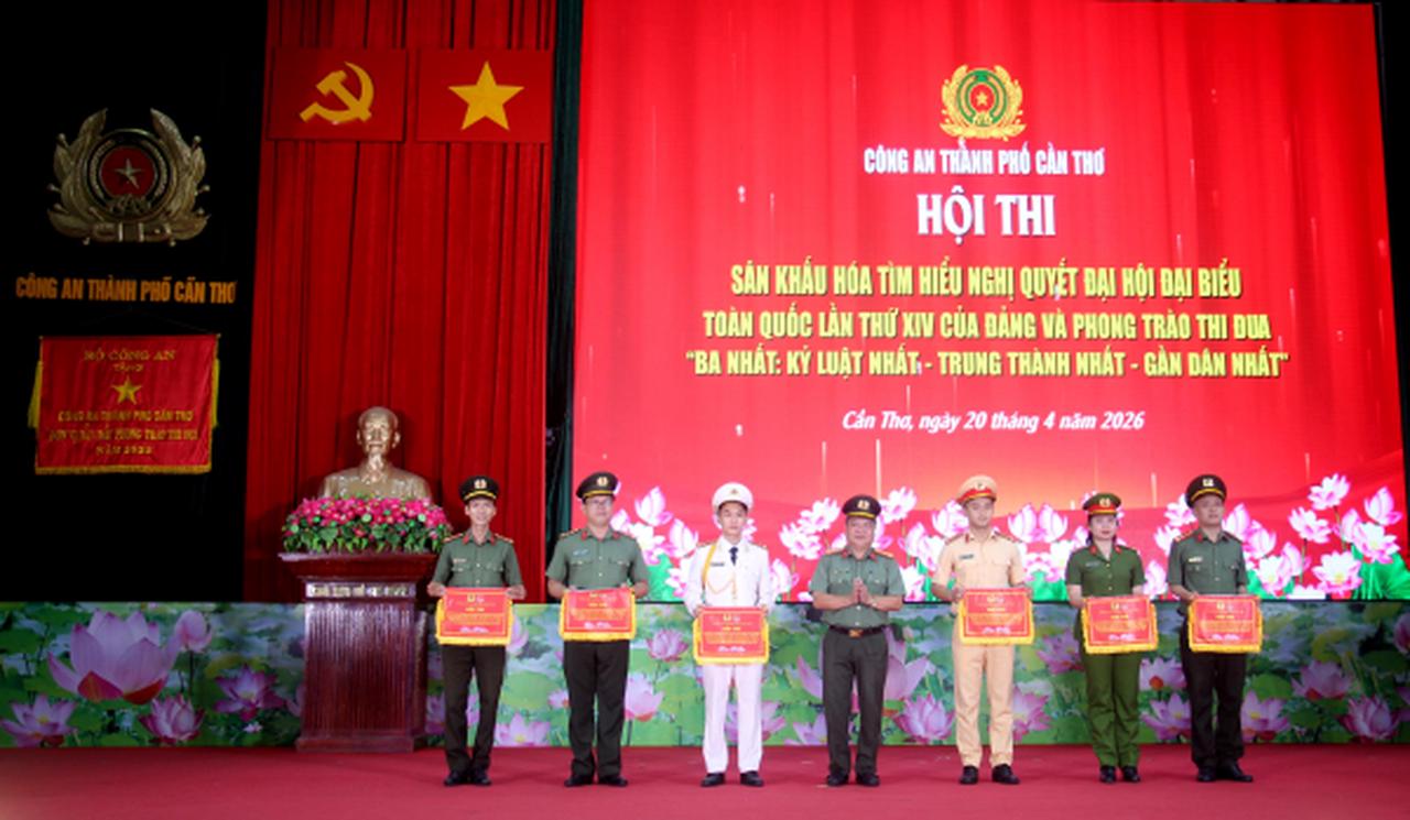 Hội thi sân khấu hóa tìm hiểu Nghị quyết Đại hội XIV của Đảng 