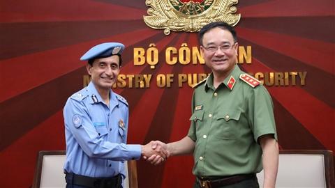 Tăng cường hợp tác với Cảnh sát Liên hợp quốc trong hoạt động gìn giữ hòa bình