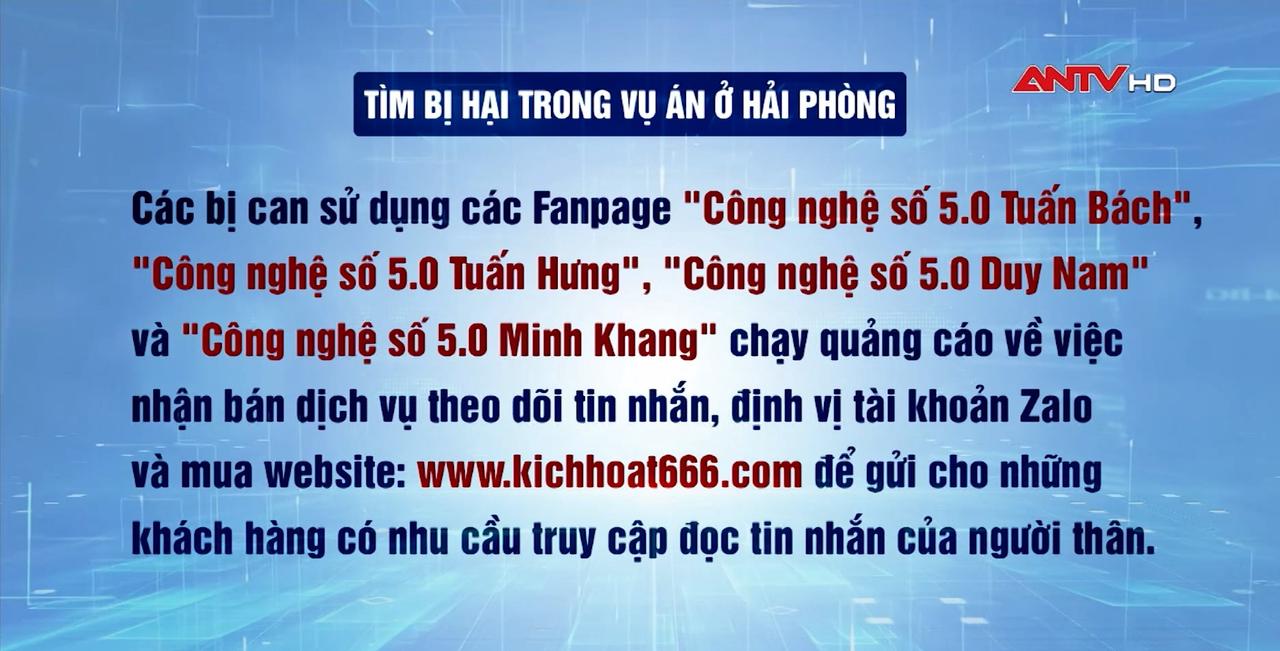 Tìm bị hại trong vụ án lừa đảo ở Hải Phòng