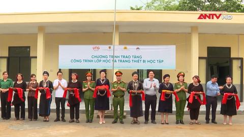 Trao tặng công trình lớp học và trang thiết bị học tập tại tỉnh Tuyên Quang