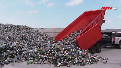 Dự án tái chế chai thủy tinh để chống xói mòn bờ biển tại Mỹ