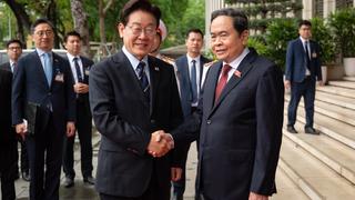 Chủ tịch Quốc hội Trần Thanh Mẫn hội kiến Tổng thống Hàn Quốc Lee Jae Myung