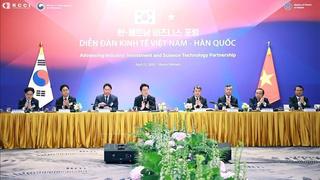 Thủ tướng Lê Minh Hưng và Tổng thống Hàn Quốc dự Diễn đàn kinh tế Việt Nam - Hàn Quốc