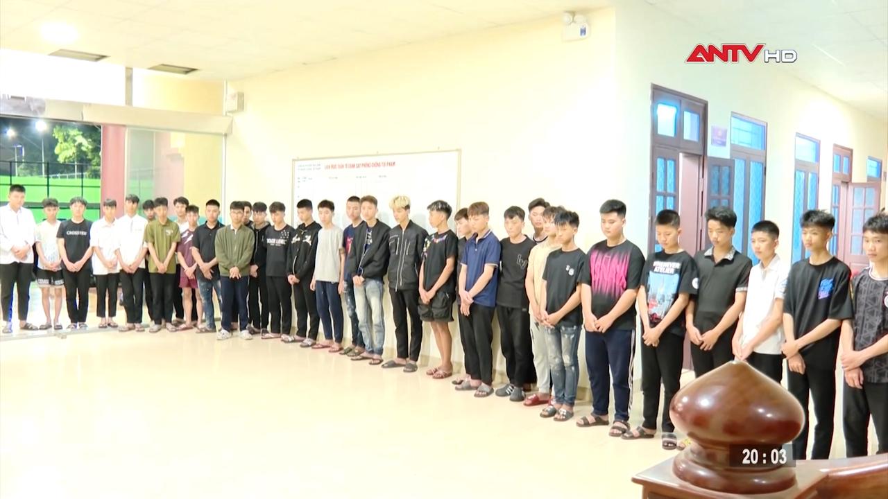 Bắt giữ nhóm thanh thiếu niên gây rối trật tự 