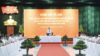 Tổng Bí thư, Chủ tịch nước Tô Lâm làm việc với Ban Thường vụ Thành ủy Đà Nẵng 