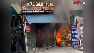 Cháy 7 cửa hàng kinh doanh liền kề tại Hải Phòng