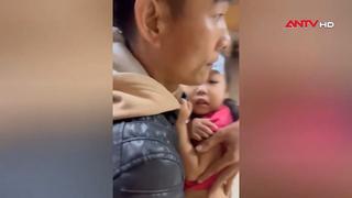 CSGT đưa cháu bé đi cấp cứu kịp thời trong đêm