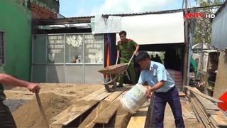 Thanh niên Công an Cà Mau hỗ trợ xây dựng nhà nghĩa tình
