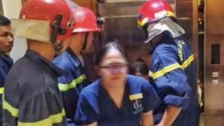 Giải cứu 7 người bị mắc kẹt trong thang máy tại cơ sở thẩm mỹ 