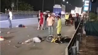 Ba người thương vong khi ô tô va chạm xe máy
