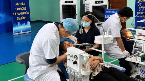 Hơn 1000 đoàn viên, công nhân lao động trong Công đoàn Công an nhân dân được khám bệnh miễn phí