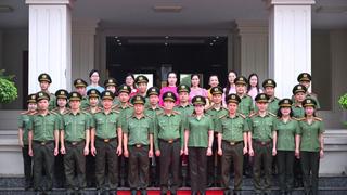 Thượng tướng Lê Quốc Hùng làm việc với Trường Cao đẳng An ninh nhân dân I 