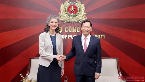 Tiếp tục phối hợp, mở rộng hợp tác giữa Bộ Công an Việt Nam và UNDP