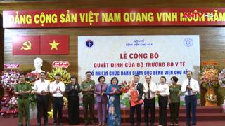 Trao quyết định bổ nhiệm Giám đốc Bệnh viện Chợ Rẫy