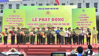 Phát động chiến dịch thanh niên Công an Thủ đô tình nguyện hè 2026 