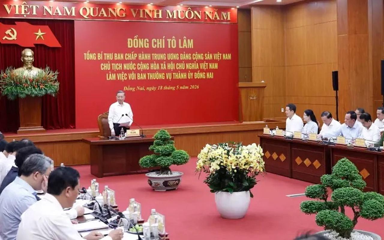 Tổng Bí thư, Chủ tịch nước Tô Lâm làm việc với Thành ủy Đồng Nai