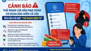 Cảnh báo lừa đảo cài "thẻ Bảo hiểm xã hội điện tử"