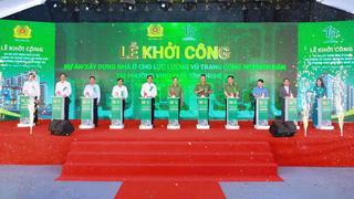 Khởi công Dự án xây dựng nhà ở cho lực lượng vũ trang CAND tại Nghệ An 