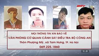 Truy nã 4 đối tượng cướp giật, trộm cắp tài sản
