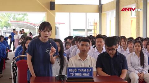 Tuyên truyền pháp luật cho giáo viên, học sinh thông qua “phiên tòa giả định”