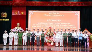 Thành lập Đồn Công an Khu kinh tế cửa khẩu Đồng Đăng - Lạng Sơn