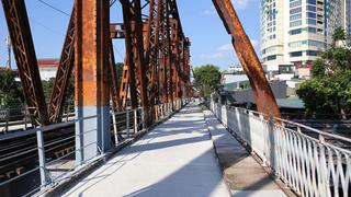  Thông xe cầu Long Biên sau 2 tháng sửa chữa