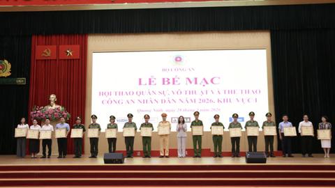 Bế mạc Hội thao quân sự, võ thuật và thể thao CAND 2026 – Khu vực I