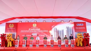 Khởi công dự án nhà ở cho cán bộ, chiến sĩ Công an tại TP Cần Thơ