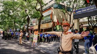 Công an Hà Nội đảm bảo an ninh trật tự kỳ thi vào 10